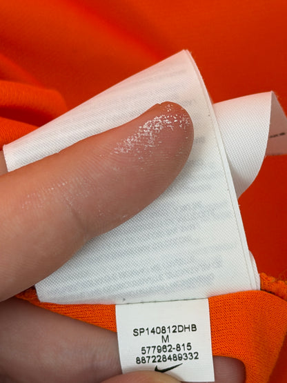Robin Van Persie Netherlands 2014 World Cup home football shirt (M)