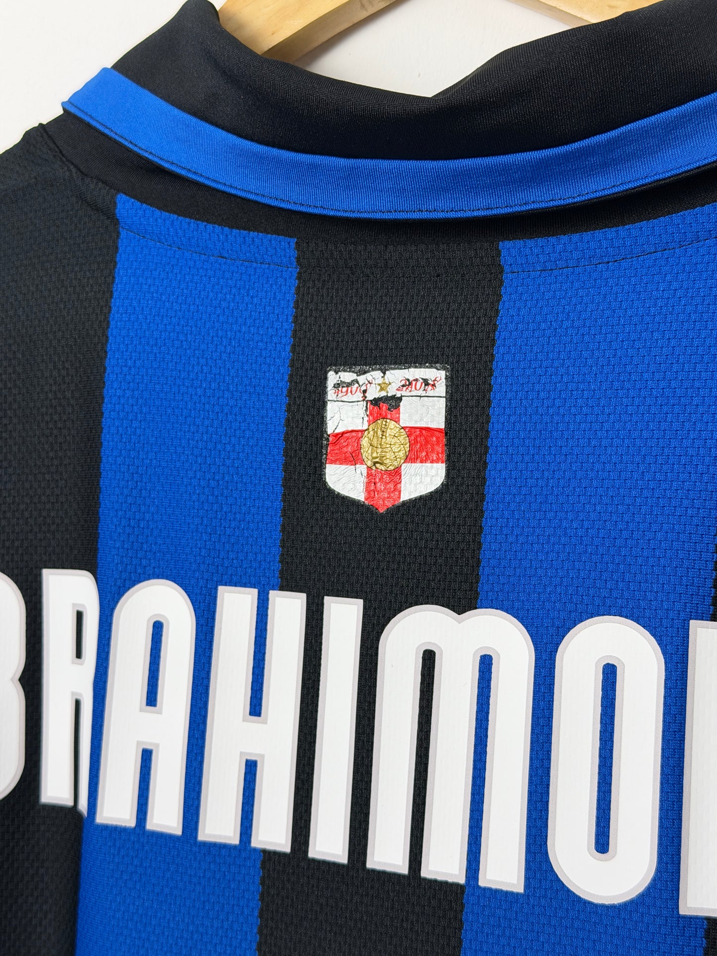 Zlatan Ibrahimovic Inter Milan 2007-08 home football shirt (L)