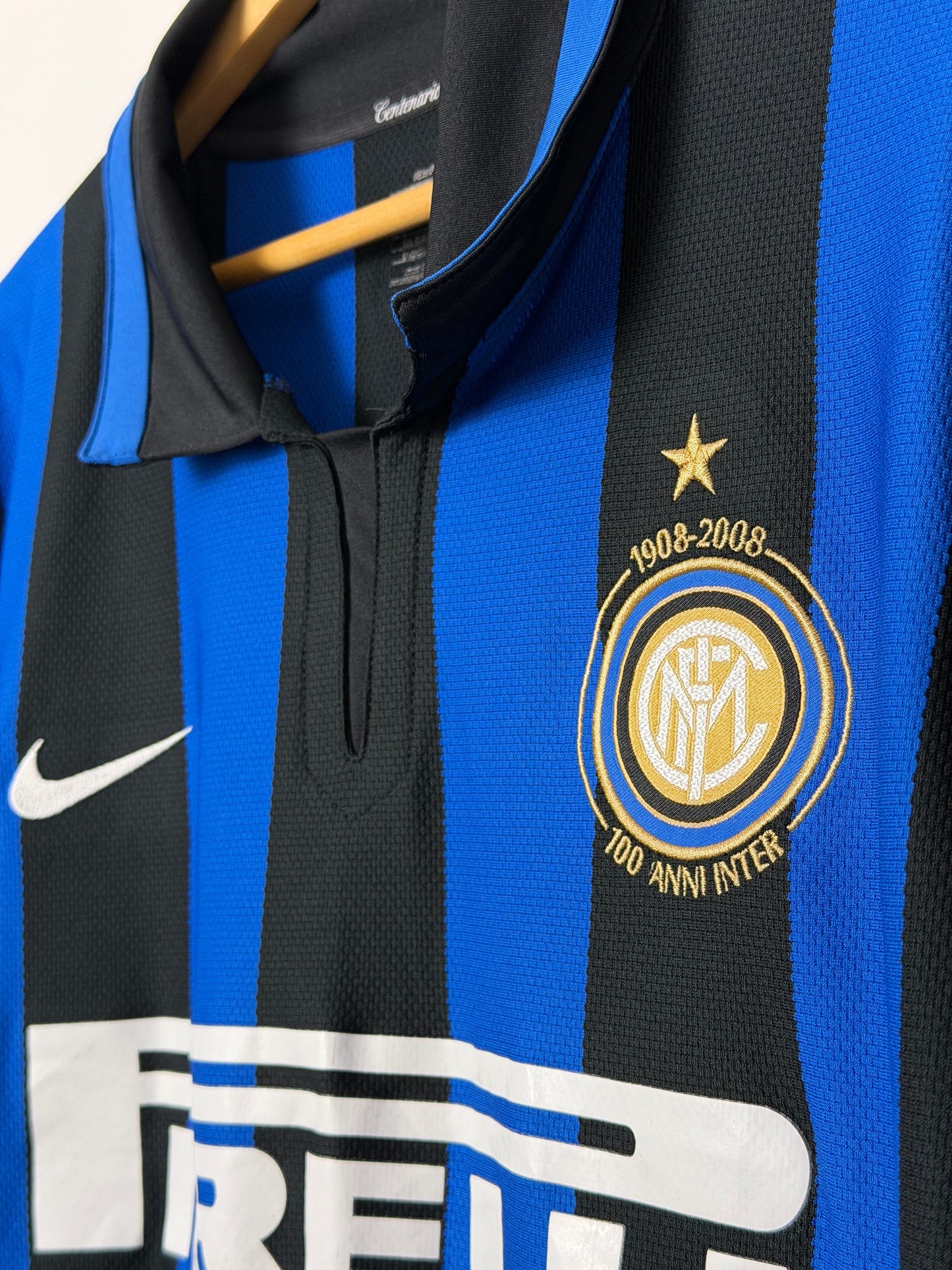 Zlatan Ibrahimovic Inter Milan 2007-08 home football shirt (L)