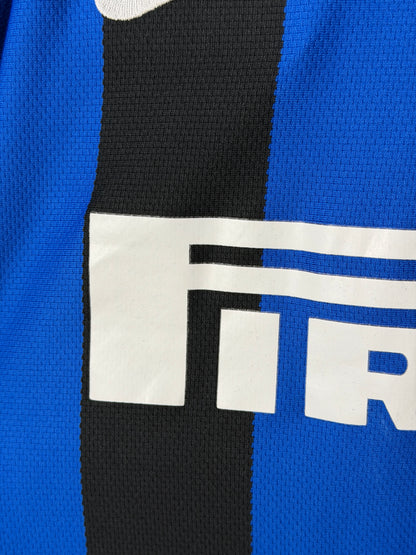 Zlatan Ibrahimovic Inter Milan 2007-08 home football shirt (L)
