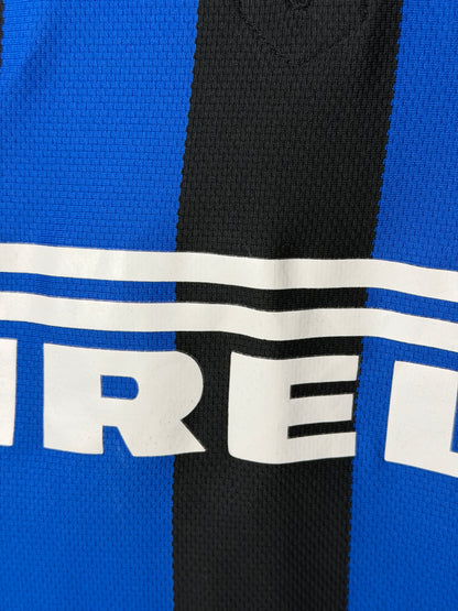 Zlatan Ibrahimovic Inter Milan 2007-08 home football shirt (L)