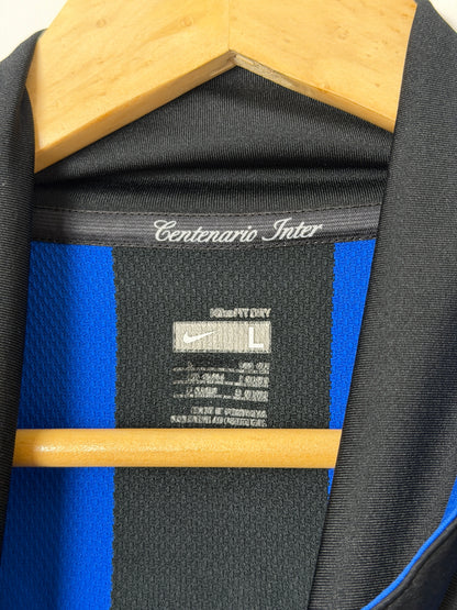 Zlatan Ibrahimovic Inter Milan 2007-08 home football shirt (L)
