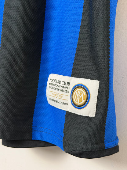 Zlatan Ibrahimovic Inter Milan 2007-08 home football shirt (L)