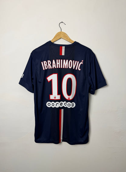 Zlatan Ibrahimovic PSG 2014-15 home football shirt (L)