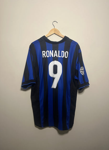 Ronaldo Nazario Inter Milan 1998-99 home football shirt (XL)
