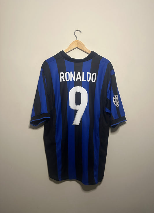 Ronaldo Nazario Inter Milan 1998-99 home football shirt (XL)