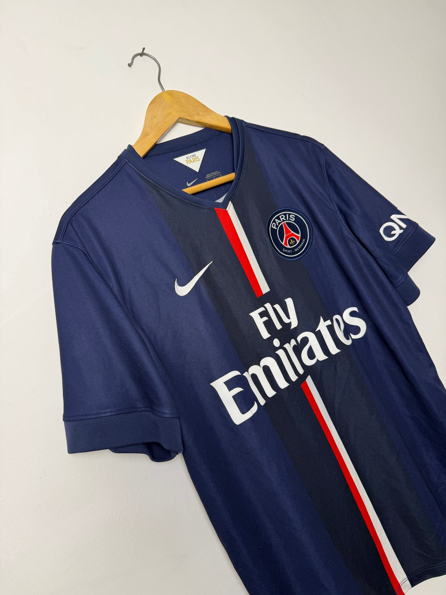 Zlatan Ibrahimovic PSG 2014-15 home football shirt (L)