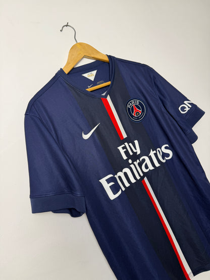 Zlatan Ibrahimovic PSG 2014-15 home football shirt (L)