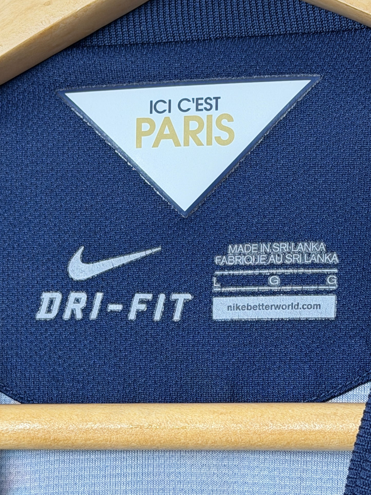 Zlatan Ibrahimovic PSG 2014-15 home football shirt (L)