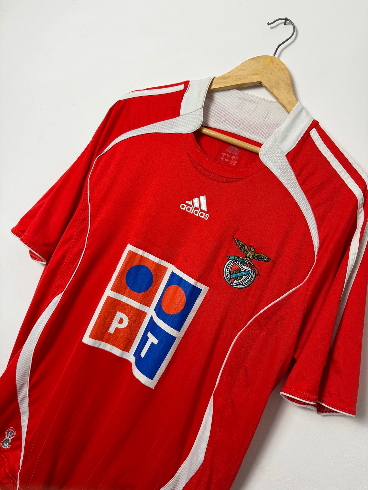 Rui Costa S.L. Benfica 2005-06 home football shirt (L)