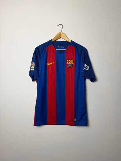 Neymar JR FC Barcelona 2016-17 home football shirt (M)