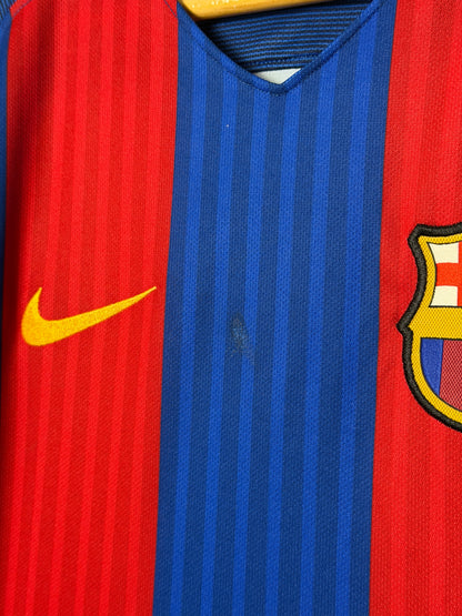 Neymar JR FC Barcelona 2016-17 home football shirt (M)