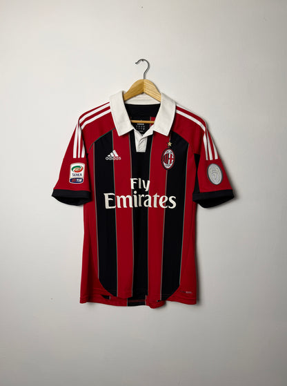 Mario Balotelli AC Milan 2012-13 home football shirt (M)