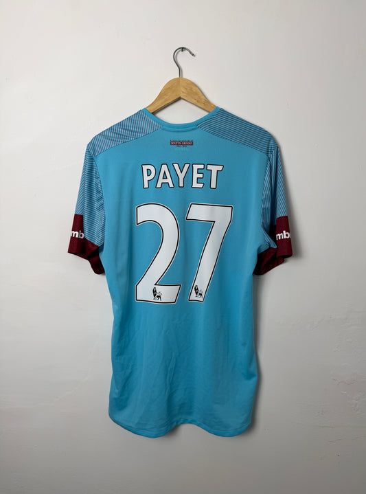 Dimitri Payet West Ham 2015-16 away football shirt (L)