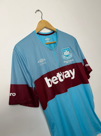 Dimitri Payet West Ham 2015-16 away football shirt (L)