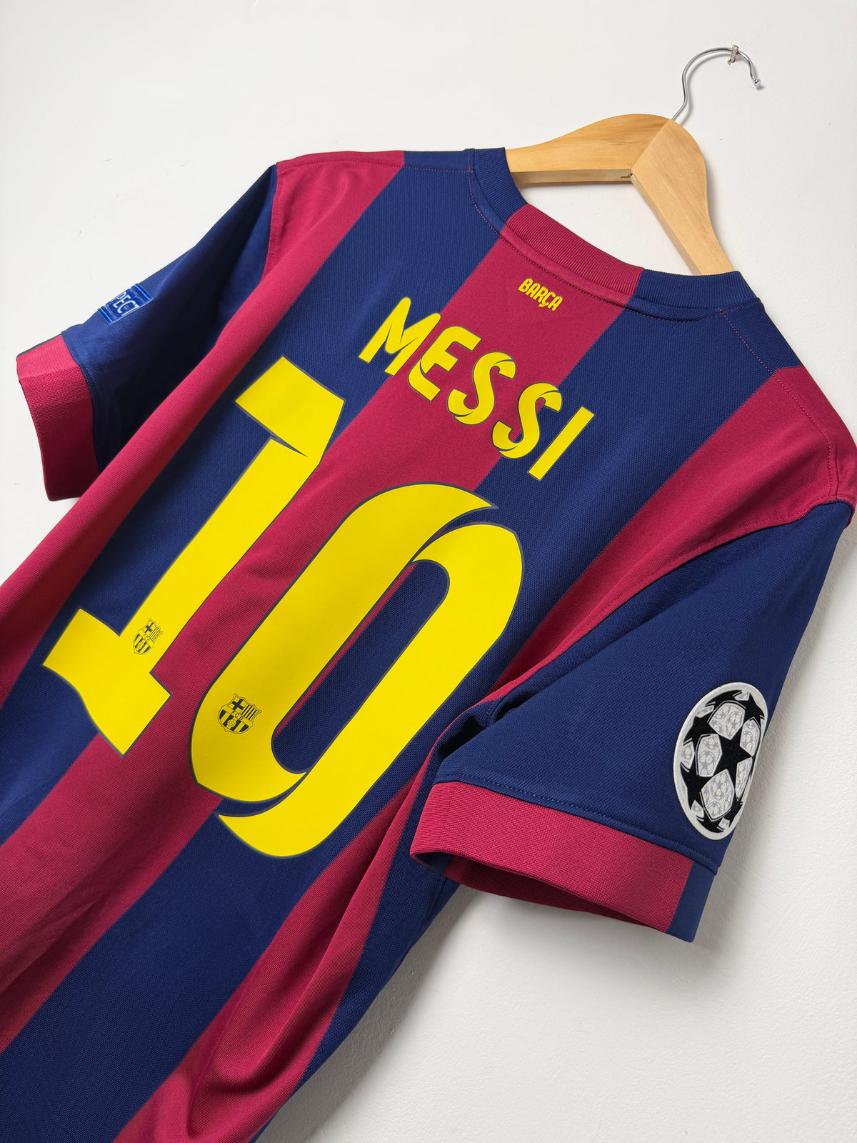 Lionel Messi FC Barcelona 2014-15 home football shirt (M)