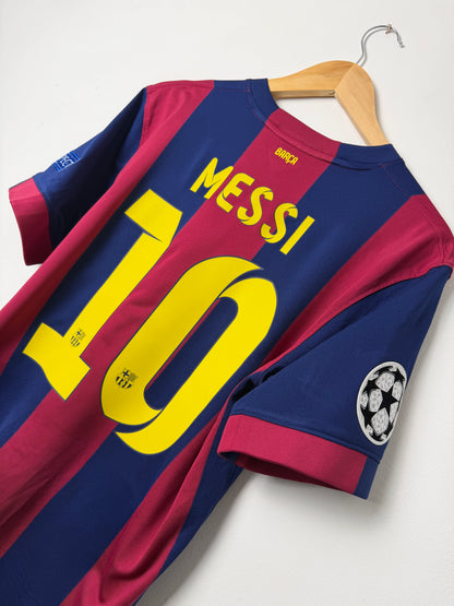 Lionel Messi FC Barcelona 2014-15 home football shirt (M)
