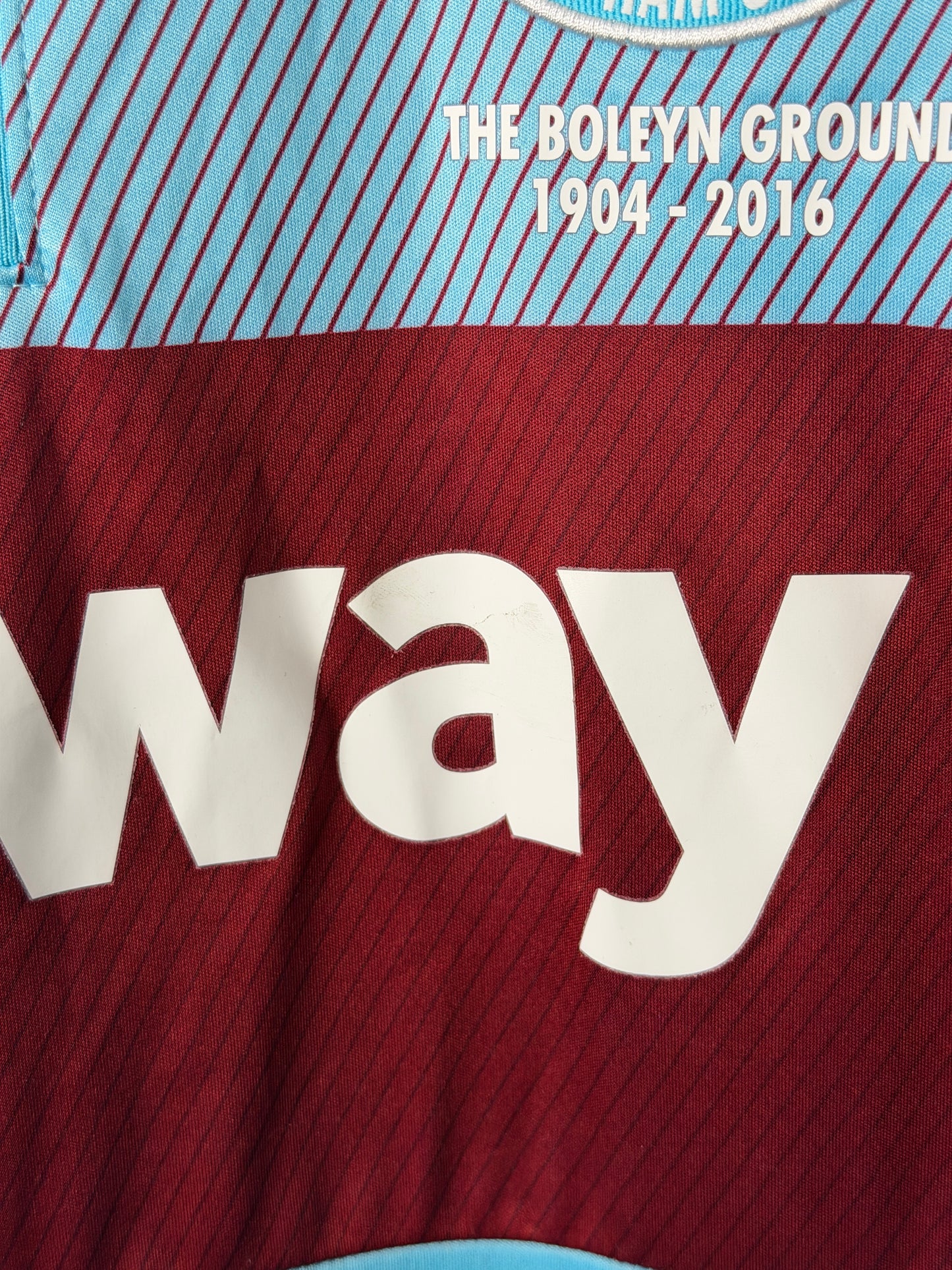 Dimitri Payet West Ham 2015-16 away football shirt (L)