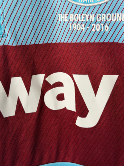 Dimitri Payet West Ham 2015-16 away football shirt (L)