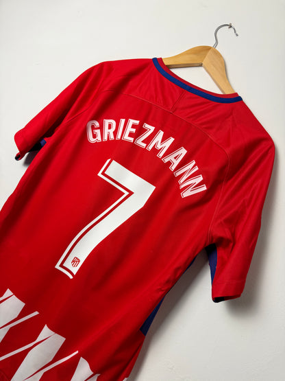 Antoine Griezmann Atletico Madrid 2017-18 home football shirt (M)