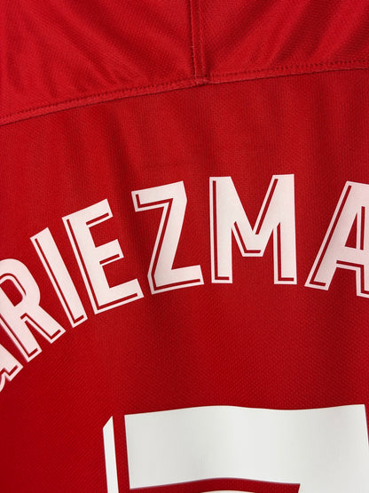 Antoine Griezmann Atletico Madrid 2017-18 home football shirt (M)