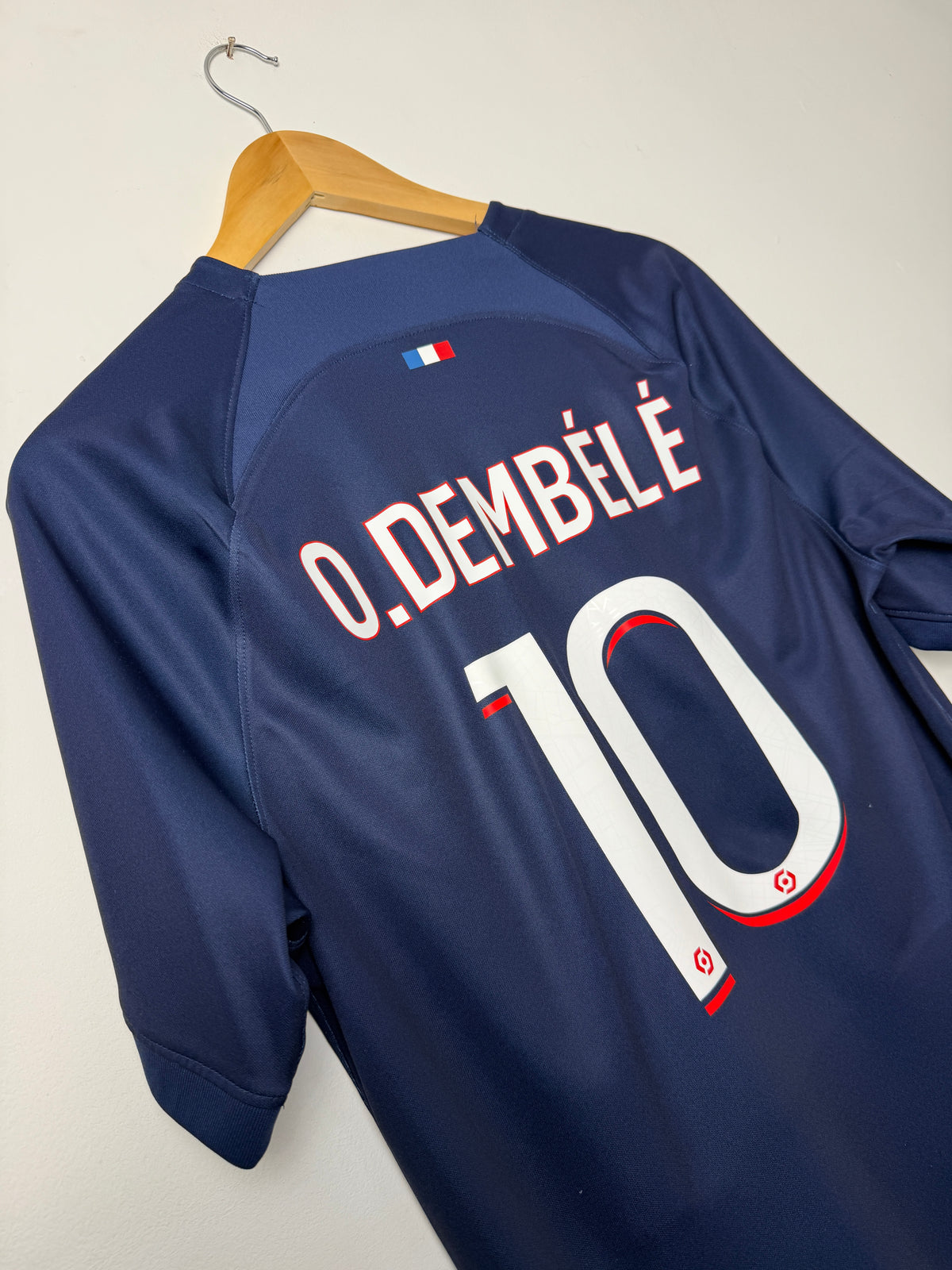 Ousmane Dembele PSG 2023-24 home football shirt (M)