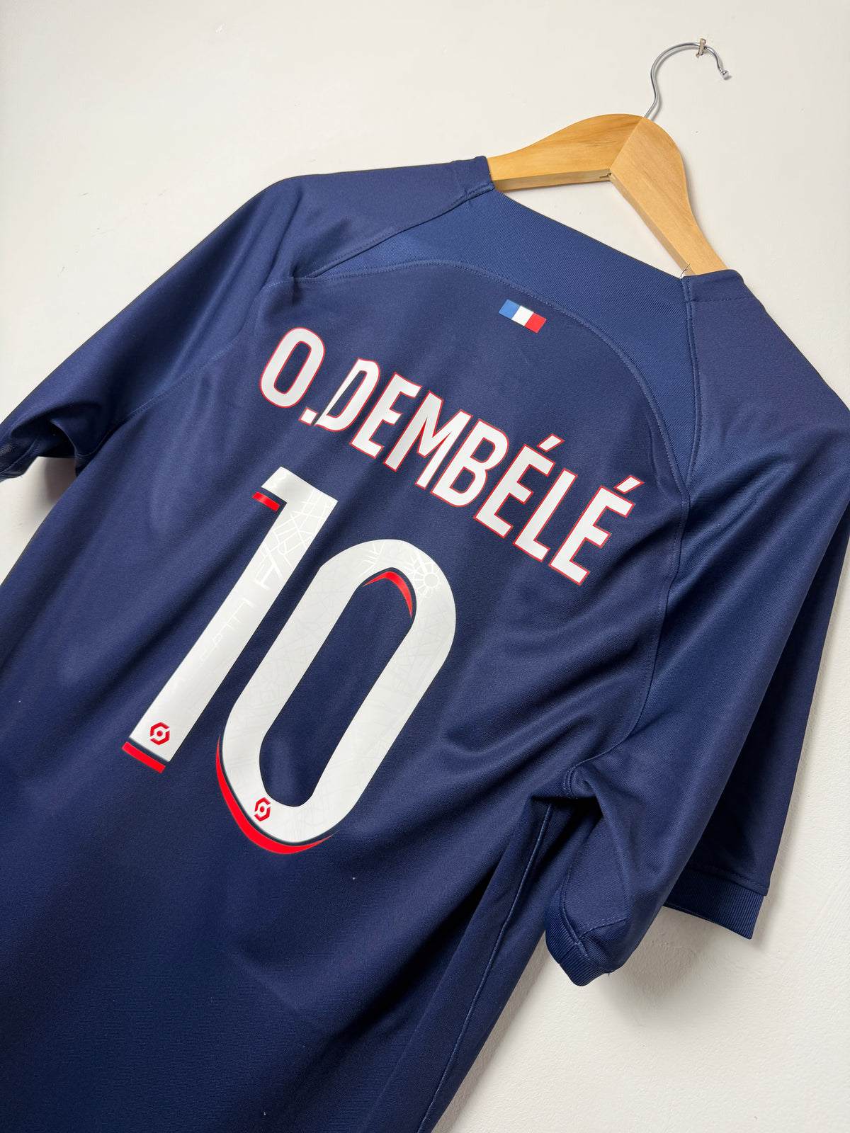 Ousmane Dembele PSG 2023-24 home football shirt (M)