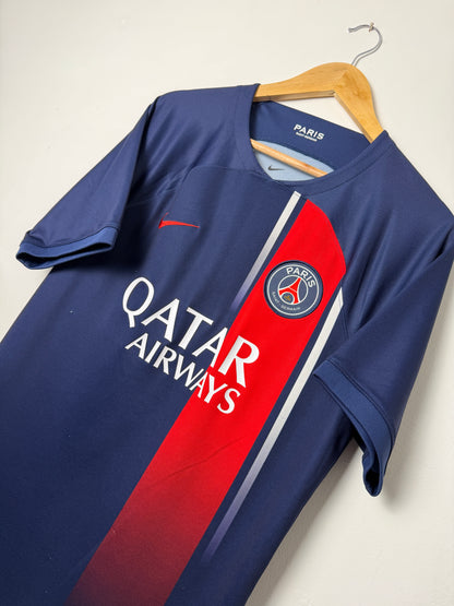 Ousmane Dembele PSG 2023-24 home football shirt (M)