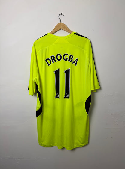 Didier Drogba Chelsea FC 2007-08 away football shirt (XXXL)