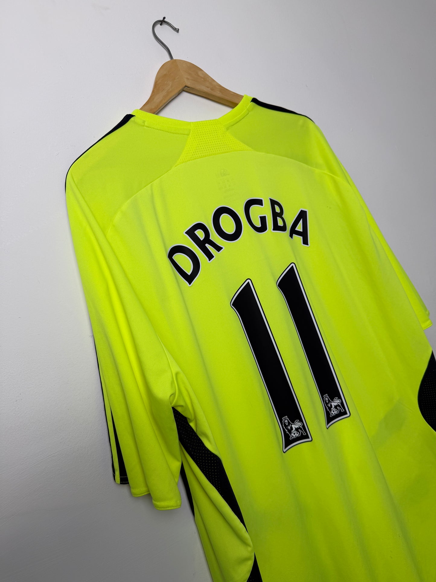 Didier Drogba Chelsea FC 2007-08 away football shirt (XXXL)