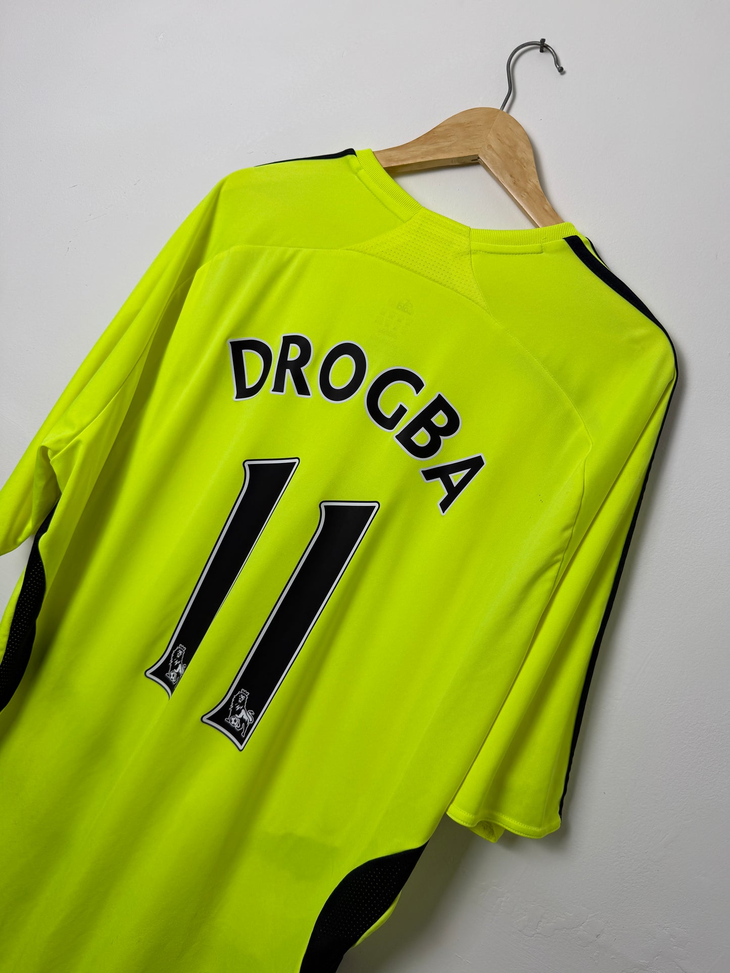Didier Drogba Chelsea FC 2007-08 away football shirt (XXXL)