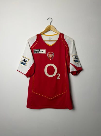 Thierry Henry Arsenal FC 2004-05 home football shirt (L)