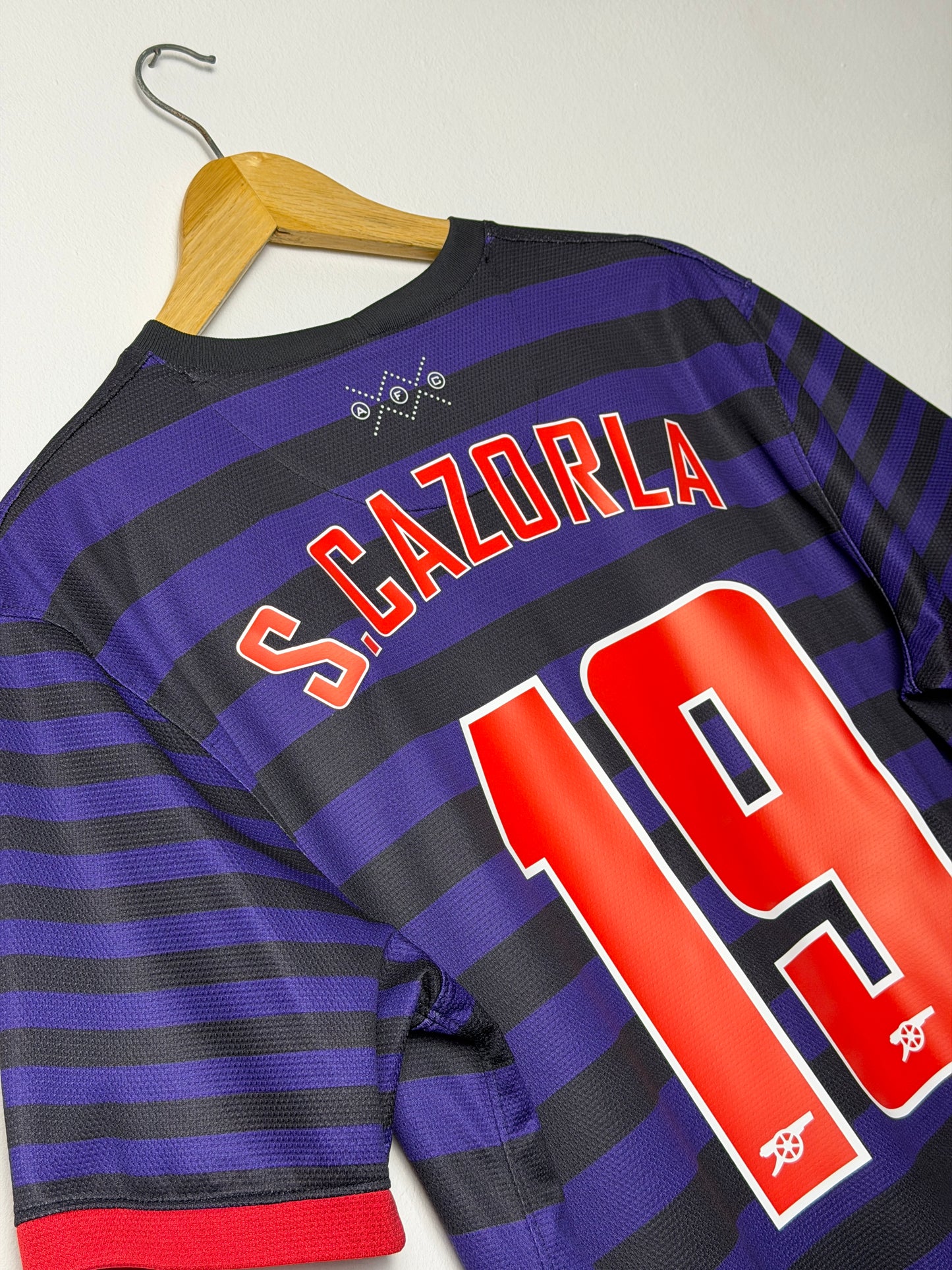 Santi Cazorla Arsenal FC 2012-13 away football shirt (L)