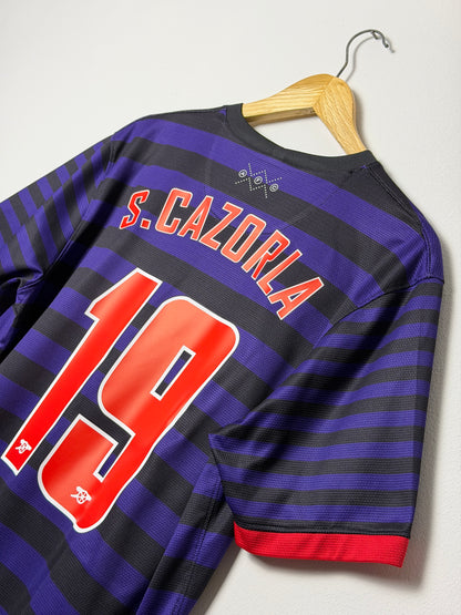 Santi Cazorla Arsenal FC 2012-13 away football shirt (L)