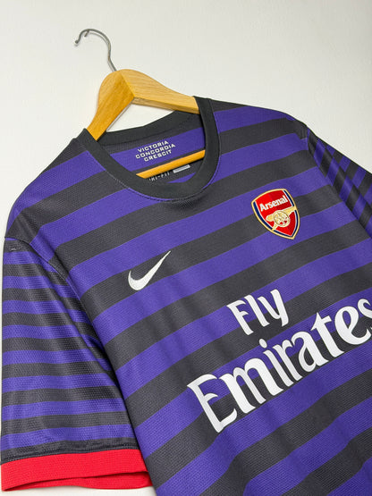 Santi Cazorla Arsenal FC 2012-13 away football shirt (L)