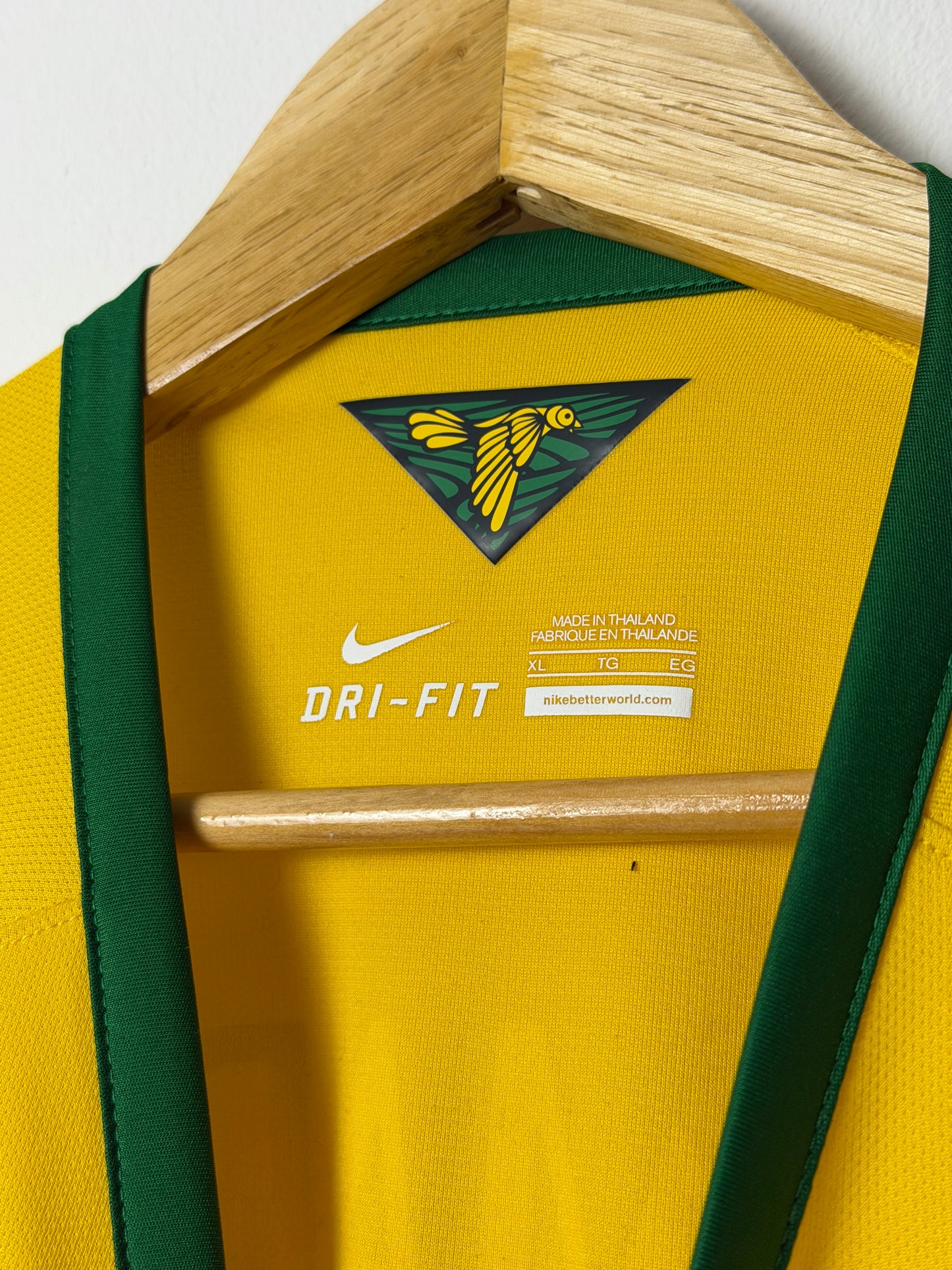 Neymar JR Brazil 2014 home football shirt (XL)