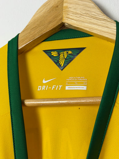 Neymar JR Brazil 2014 home football shirt (XL)