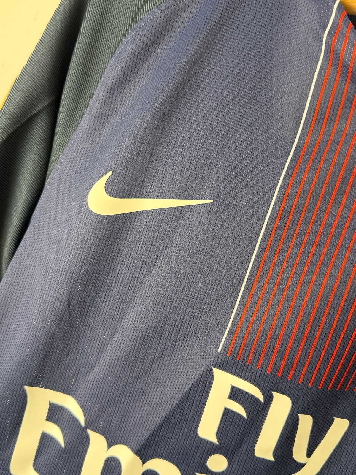 Edinson Cavani PSG 2016-17 home AEROSWIFT football shirt (M)