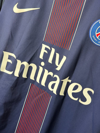 Edinson Cavani PSG 2016-17 home AEROSWIFT football shirt (M)