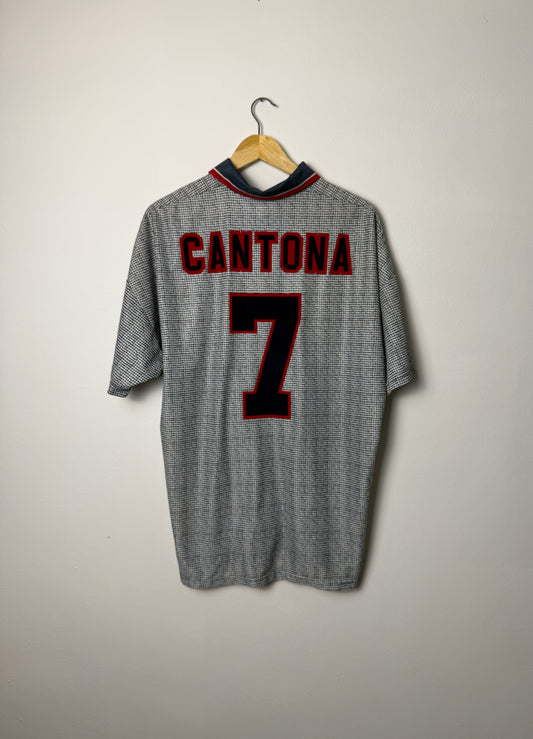 Eric Cantona Manchester United 1995-96 away football shirt (XL)