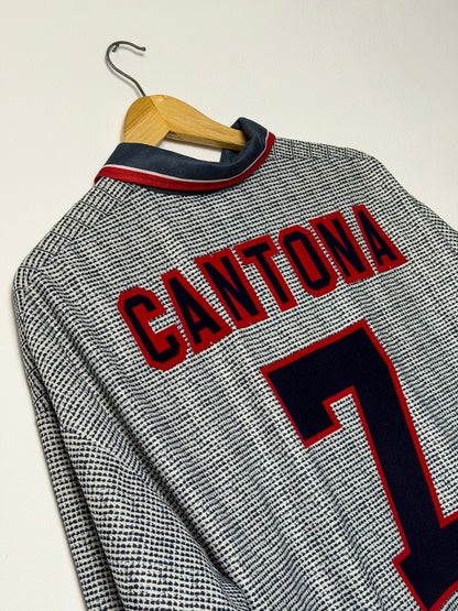 Eric Cantona Manchester United 1995-96 away football shirt (XL)
