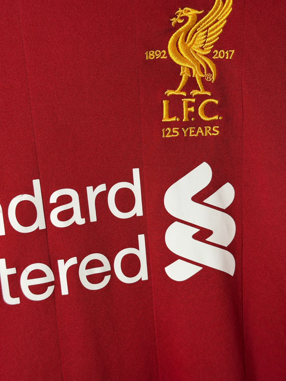Sadio Mane Liverpool FC 2017-18 home football shirt (L)