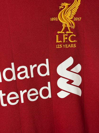 Sadio Mane Liverpool FC 2017-18 home football shirt (L)
