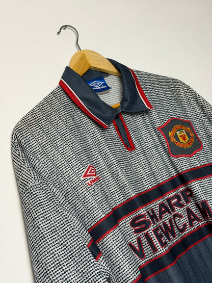 Eric Cantona Manchester United 1995-96 away football shirt (XL)
