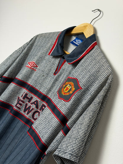 Eric Cantona Manchester United 1995-96 away football shirt (XL)
