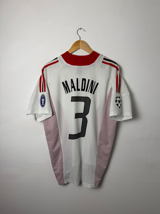 Paolo Maldini AC Milan 2002-03 away football shirt (L)