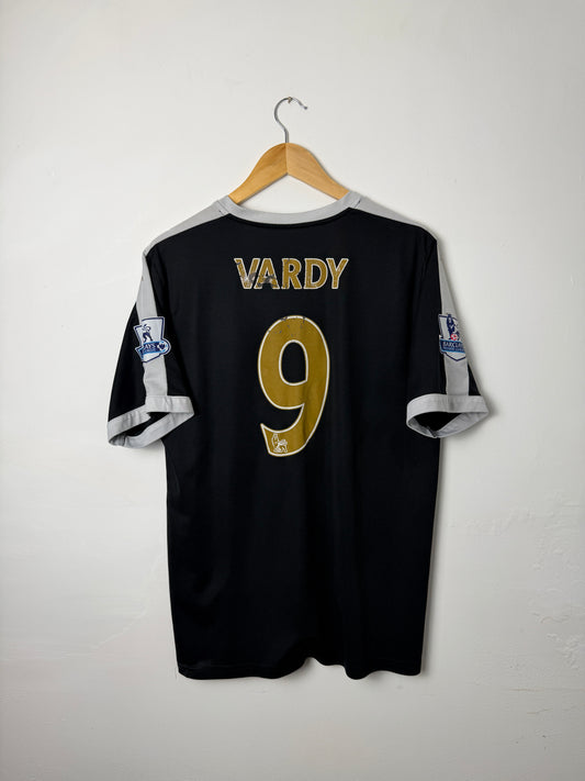 Jamie Vardy Leicester City FC 2015-16 away football shirt (L)