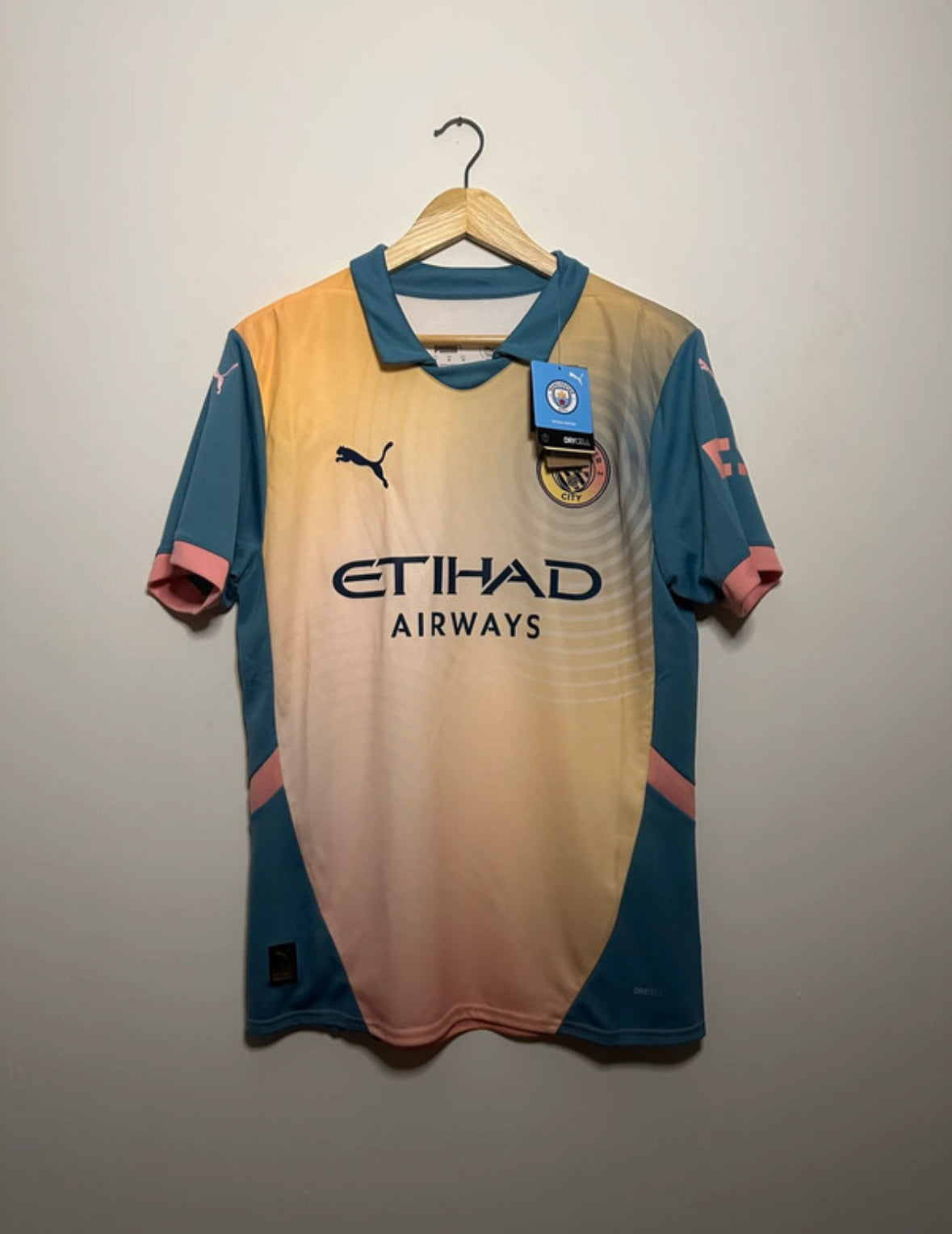 Man City 2024-25 fourth oasis Collaboration football shirt (M)
