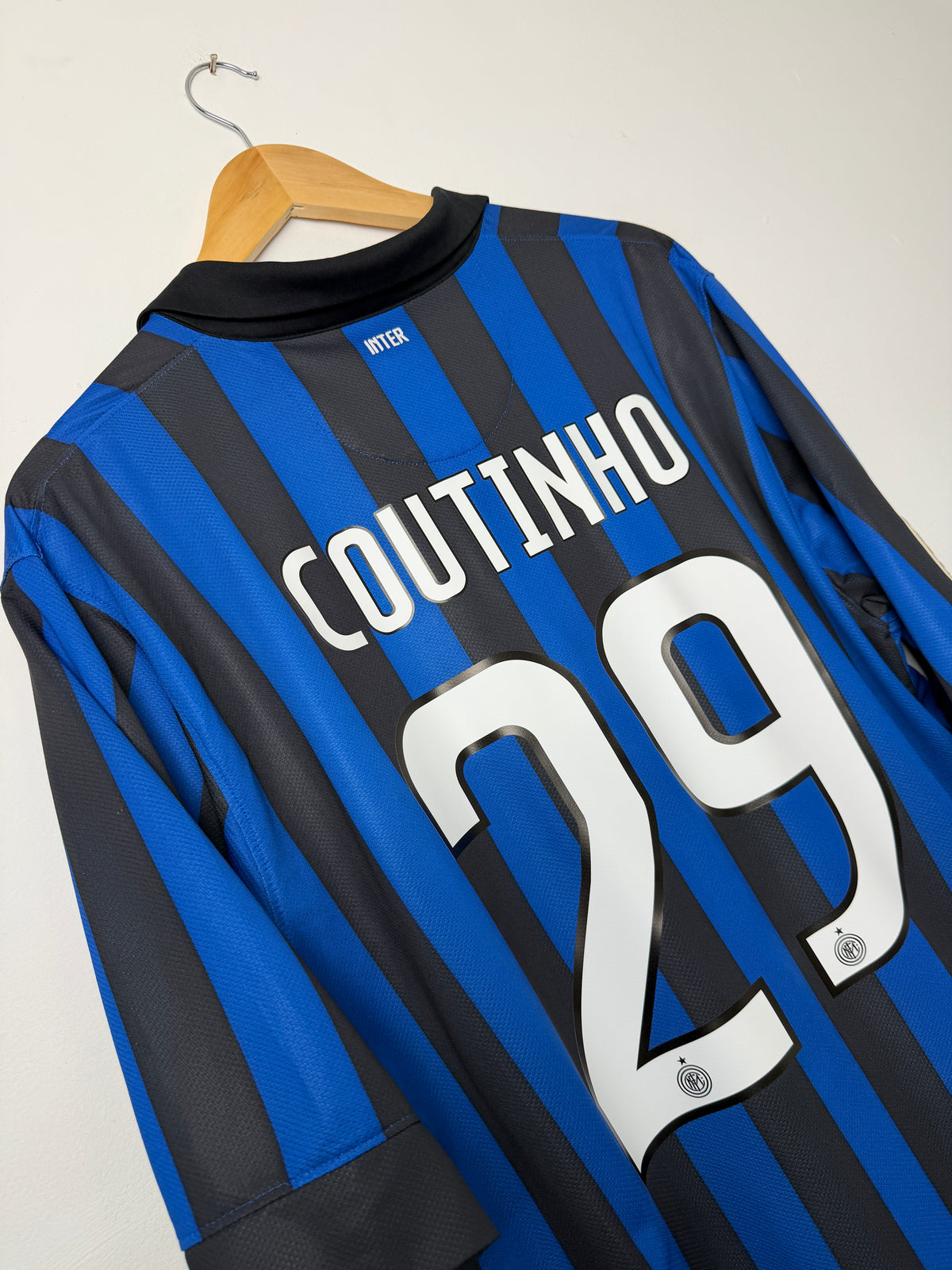 Phillipe Coutinho Inter Milan 2011-12 home football shirt (XL)