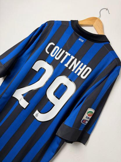 Phillipe Coutinho Inter Milan 2011-12 home football shirt (XL)